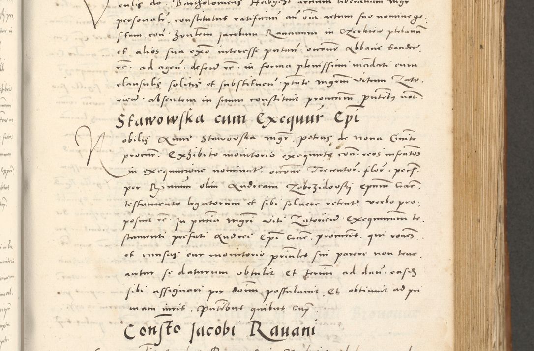 Zdjęcie nr 324 dla obiektu archiwalnego: Acta actorum, sententiarum tam diffinitivarum quam interloquutoriarum, decretorum, obligationum, quietationum et constitutionum procuratorum coram reverendo domino Andrea Przeczlauski scholastico vicarioque in spiritualibus generali Cracoviensi, ad annum Domini millesimum quingentesimum sexagesimum primum, cuius inditio quarta, pontidicatus Pii quarti, annus secundus, poeliciter sequuntur