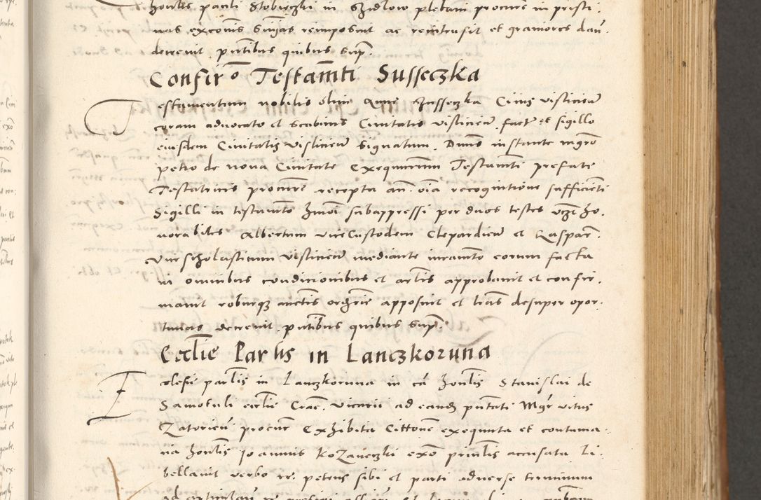 Zdjęcie nr 320 dla obiektu archiwalnego: Acta actorum, sententiarum tam diffinitivarum quam interloquutoriarum, decretorum, obligationum, quietationum et constitutionum procuratorum coram reverendo domino Andrea Przeczlauski scholastico vicarioque in spiritualibus generali Cracoviensi, ad annum Domini millesimum quingentesimum sexagesimum primum, cuius inditio quarta, pontidicatus Pii quarti, annus secundus, poeliciter sequuntur