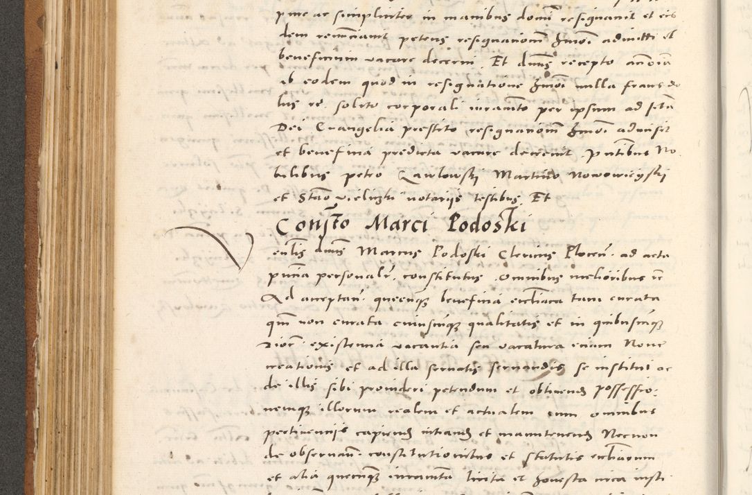 Zdjęcie nr 317 dla obiektu archiwalnego: Acta actorum, sententiarum tam diffinitivarum quam interloquutoriarum, decretorum, obligationum, quietationum et constitutionum procuratorum coram reverendo domino Andrea Przeczlauski scholastico vicarioque in spiritualibus generali Cracoviensi, ad annum Domini millesimum quingentesimum sexagesimum primum, cuius inditio quarta, pontidicatus Pii quarti, annus secundus, poeliciter sequuntur