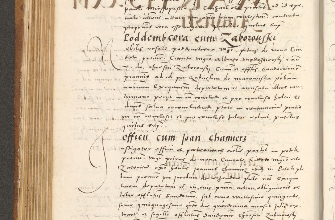 Zdjęcie nr 319 dla obiektu archiwalnego: Acta actorum, sententiarum tam diffinitivarum quam interloquutoriarum, decretorum, obligationum, quietationum et constitutionum procuratorum coram reverendo domino Andrea Przeczlauski scholastico vicarioque in spiritualibus generali Cracoviensi, ad annum Domini millesimum quingentesimum sexagesimum primum, cuius inditio quarta, pontidicatus Pii quarti, annus secundus, poeliciter sequuntur