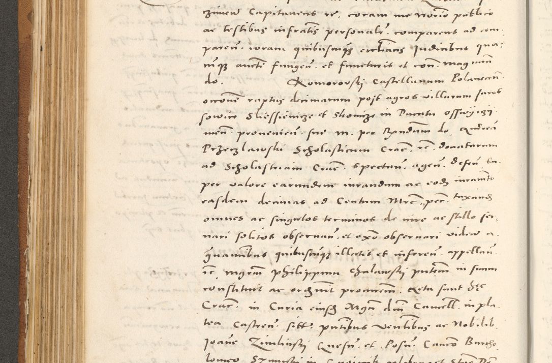 Zdjęcie nr 313 dla obiektu archiwalnego: Acta actorum, sententiarum tam diffinitivarum quam interloquutoriarum, decretorum, obligationum, quietationum et constitutionum procuratorum coram reverendo domino Andrea Przeczlauski scholastico vicarioque in spiritualibus generali Cracoviensi, ad annum Domini millesimum quingentesimum sexagesimum primum, cuius inditio quarta, pontidicatus Pii quarti, annus secundus, poeliciter sequuntur