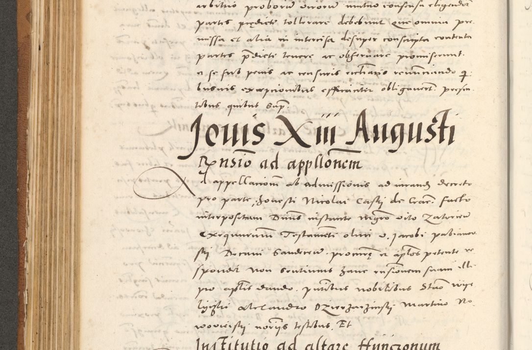Zdjęcie nr 311 dla obiektu archiwalnego: Acta actorum, sententiarum tam diffinitivarum quam interloquutoriarum, decretorum, obligationum, quietationum et constitutionum procuratorum coram reverendo domino Andrea Przeczlauski scholastico vicarioque in spiritualibus generali Cracoviensi, ad annum Domini millesimum quingentesimum sexagesimum primum, cuius inditio quarta, pontidicatus Pii quarti, annus secundus, poeliciter sequuntur