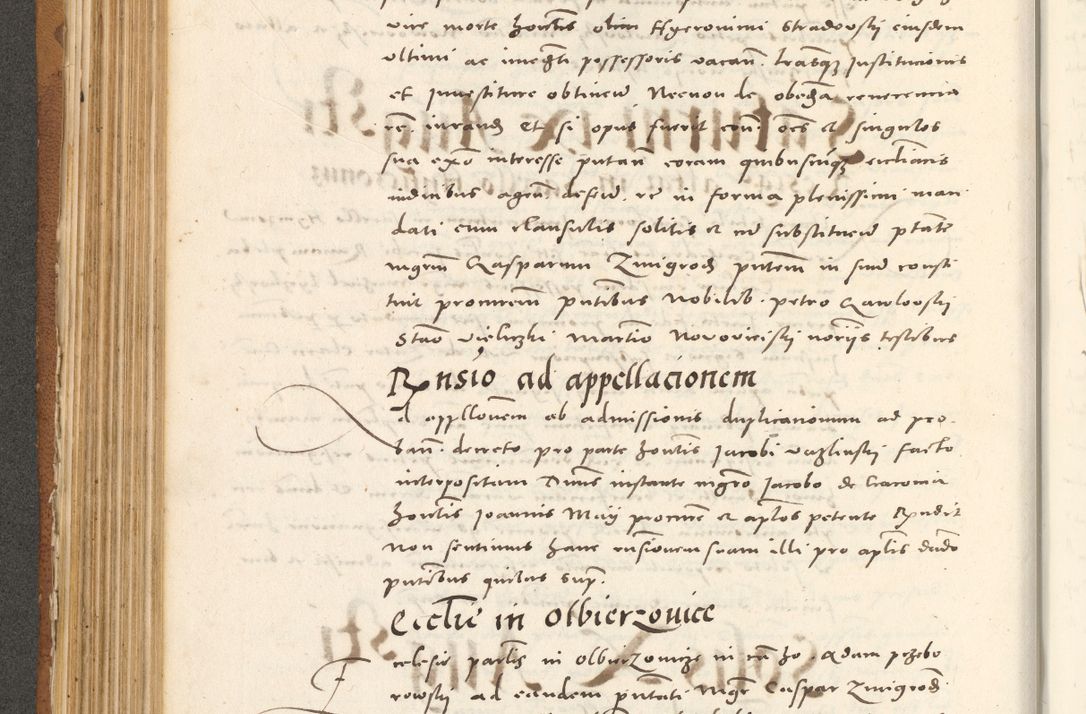Zdjęcie nr 309 dla obiektu archiwalnego: Acta actorum, sententiarum tam diffinitivarum quam interloquutoriarum, decretorum, obligationum, quietationum et constitutionum procuratorum coram reverendo domino Andrea Przeczlauski scholastico vicarioque in spiritualibus generali Cracoviensi, ad annum Domini millesimum quingentesimum sexagesimum primum, cuius inditio quarta, pontidicatus Pii quarti, annus secundus, poeliciter sequuntur