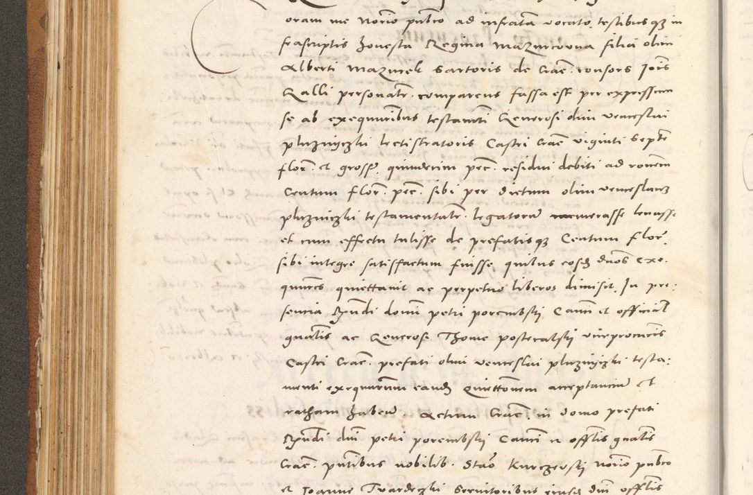 Zdjęcie nr 307 dla obiektu archiwalnego: Acta actorum, sententiarum tam diffinitivarum quam interloquutoriarum, decretorum, obligationum, quietationum et constitutionum procuratorum coram reverendo domino Andrea Przeczlauski scholastico vicarioque in spiritualibus generali Cracoviensi, ad annum Domini millesimum quingentesimum sexagesimum primum, cuius inditio quarta, pontidicatus Pii quarti, annus secundus, poeliciter sequuntur