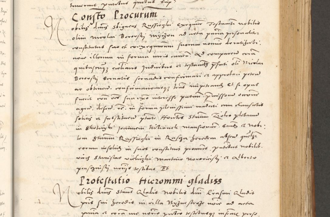 Zdjęcie nr 306 dla obiektu archiwalnego: Acta actorum, sententiarum tam diffinitivarum quam interloquutoriarum, decretorum, obligationum, quietationum et constitutionum procuratorum coram reverendo domino Andrea Przeczlauski scholastico vicarioque in spiritualibus generali Cracoviensi, ad annum Domini millesimum quingentesimum sexagesimum primum, cuius inditio quarta, pontidicatus Pii quarti, annus secundus, poeliciter sequuntur