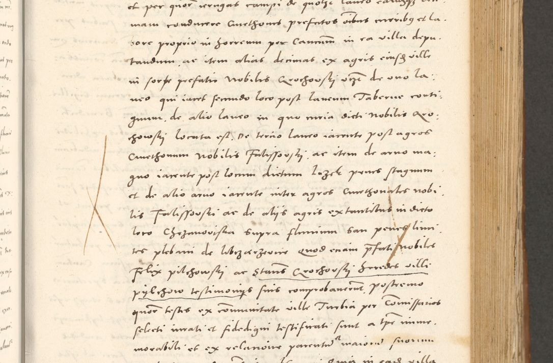 Zdjęcie nr 302 dla obiektu archiwalnego: Acta actorum, sententiarum tam diffinitivarum quam interloquutoriarum, decretorum, obligationum, quietationum et constitutionum procuratorum coram reverendo domino Andrea Przeczlauski scholastico vicarioque in spiritualibus generali Cracoviensi, ad annum Domini millesimum quingentesimum sexagesimum primum, cuius inditio quarta, pontidicatus Pii quarti, annus secundus, poeliciter sequuntur