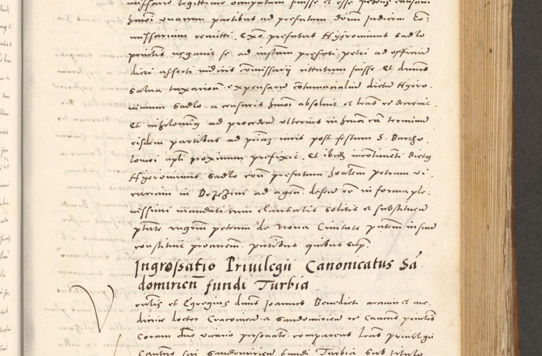 Zdjęcie nr 298 dla obiektu archiwalnego: Acta actorum, sententiarum tam diffinitivarum quam interloquutoriarum, decretorum, obligationum, quietationum et constitutionum procuratorum coram reverendo domino Andrea Przeczlauski scholastico vicarioque in spiritualibus generali Cracoviensi, ad annum Domini millesimum quingentesimum sexagesimum primum, cuius inditio quarta, pontidicatus Pii quarti, annus secundus, poeliciter sequuntur