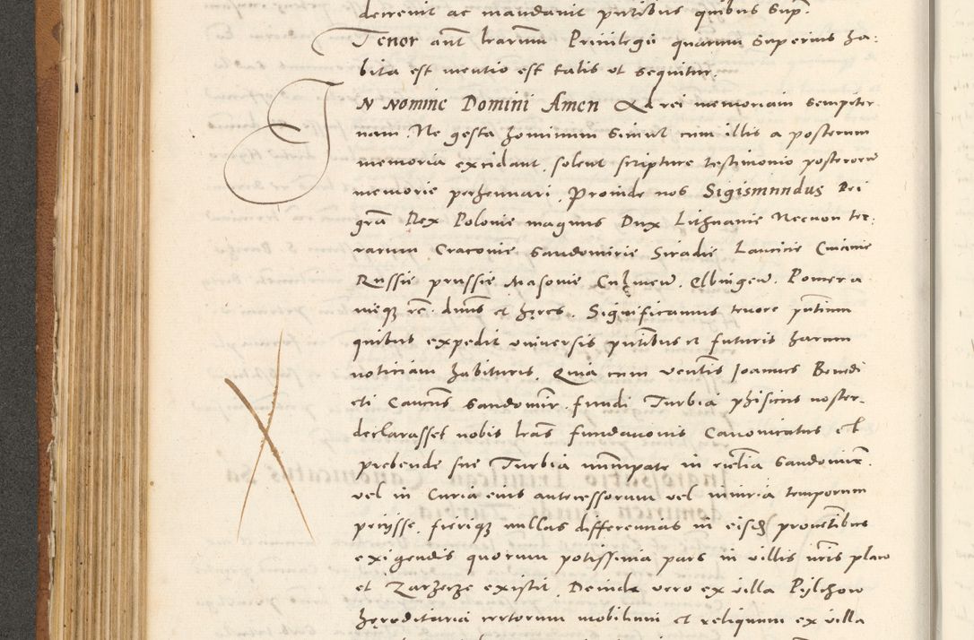 Zdjęcie nr 299 dla obiektu archiwalnego: Acta actorum, sententiarum tam diffinitivarum quam interloquutoriarum, decretorum, obligationum, quietationum et constitutionum procuratorum coram reverendo domino Andrea Przeczlauski scholastico vicarioque in spiritualibus generali Cracoviensi, ad annum Domini millesimum quingentesimum sexagesimum primum, cuius inditio quarta, pontidicatus Pii quarti, annus secundus, poeliciter sequuntur