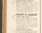 Zdjęcie nr 295 dla obiektu archiwalnego: Acta actorum, sententiarum tam diffinitivarum quam interloquutoriarum, decretorum, obligationum, quietationum et constitutionum procuratorum coram reverendo domino Andrea Przeczlauski scholastico vicarioque in spiritualibus generali Cracoviensi, ad annum Domini millesimum quingentesimum sexagesimum primum, cuius inditio quarta, pontidicatus Pii quarti, annus secundus, poeliciter sequuntur