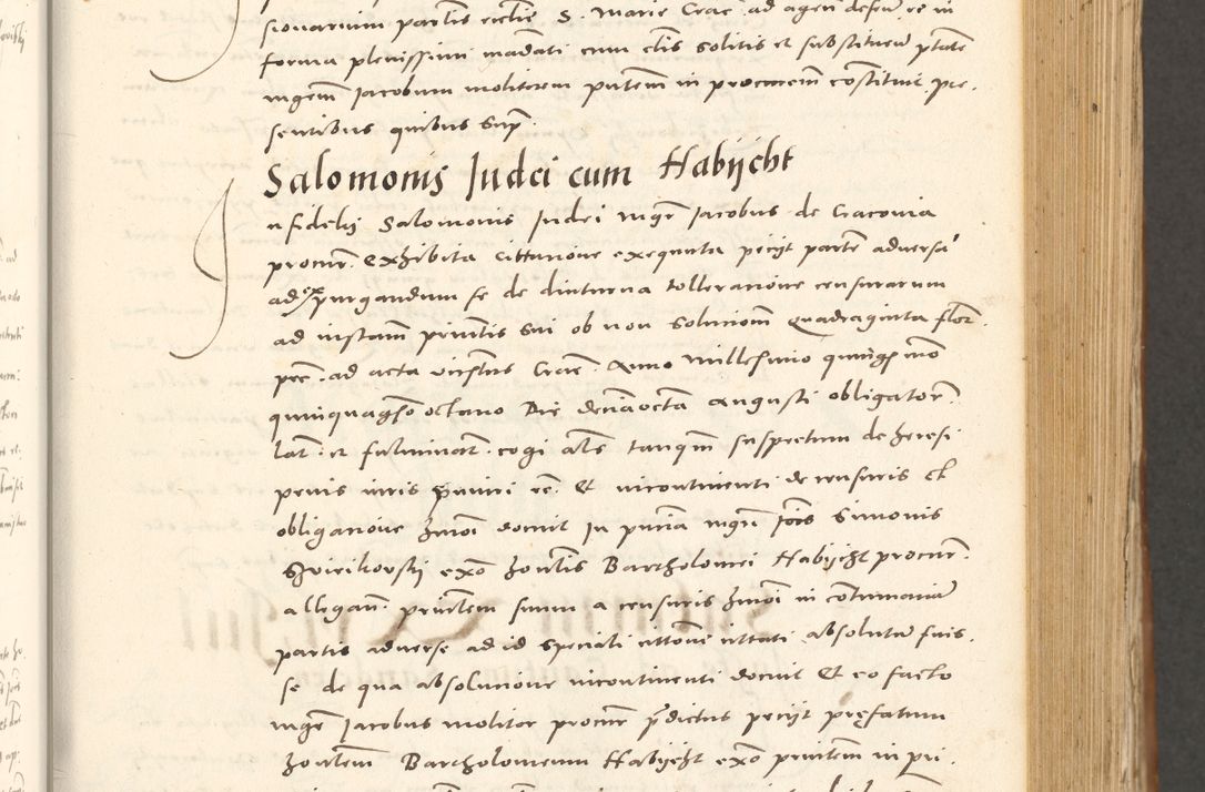 Zdjęcie nr 288 dla obiektu archiwalnego: Acta actorum, sententiarum tam diffinitivarum quam interloquutoriarum, decretorum, obligationum, quietationum et constitutionum procuratorum coram reverendo domino Andrea Przeczlauski scholastico vicarioque in spiritualibus generali Cracoviensi, ad annum Domini millesimum quingentesimum sexagesimum primum, cuius inditio quarta, pontidicatus Pii quarti, annus secundus, poeliciter sequuntur