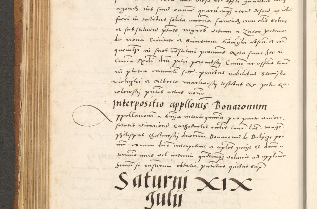 Zdjęcie nr 285 dla obiektu archiwalnego: Acta actorum, sententiarum tam diffinitivarum quam interloquutoriarum, decretorum, obligationum, quietationum et constitutionum procuratorum coram reverendo domino Andrea Przeczlauski scholastico vicarioque in spiritualibus generali Cracoviensi, ad annum Domini millesimum quingentesimum sexagesimum primum, cuius inditio quarta, pontidicatus Pii quarti, annus secundus, poeliciter sequuntur