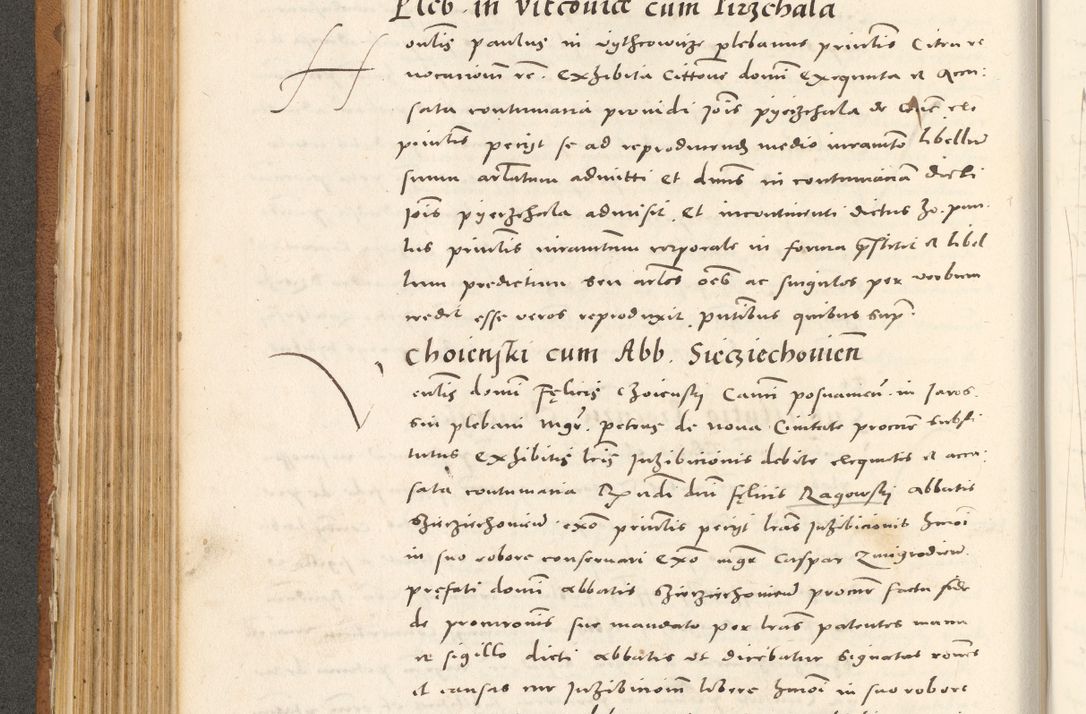 Zdjęcie nr 279 dla obiektu archiwalnego: Acta actorum, sententiarum tam diffinitivarum quam interloquutoriarum, decretorum, obligationum, quietationum et constitutionum procuratorum coram reverendo domino Andrea Przeczlauski scholastico vicarioque in spiritualibus generali Cracoviensi, ad annum Domini millesimum quingentesimum sexagesimum primum, cuius inditio quarta, pontidicatus Pii quarti, annus secundus, poeliciter sequuntur