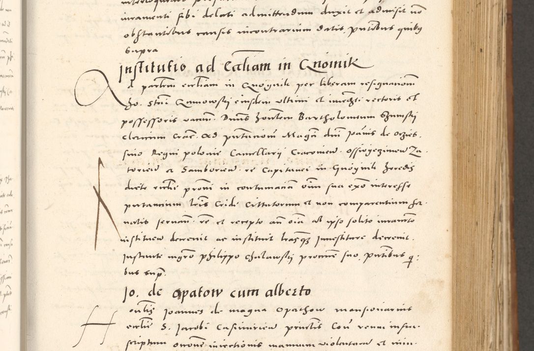 Zdjęcie nr 270 dla obiektu archiwalnego: Acta actorum, sententiarum tam diffinitivarum quam interloquutoriarum, decretorum, obligationum, quietationum et constitutionum procuratorum coram reverendo domino Andrea Przeczlauski scholastico vicarioque in spiritualibus generali Cracoviensi, ad annum Domini millesimum quingentesimum sexagesimum primum, cuius inditio quarta, pontidicatus Pii quarti, annus secundus, poeliciter sequuntur
