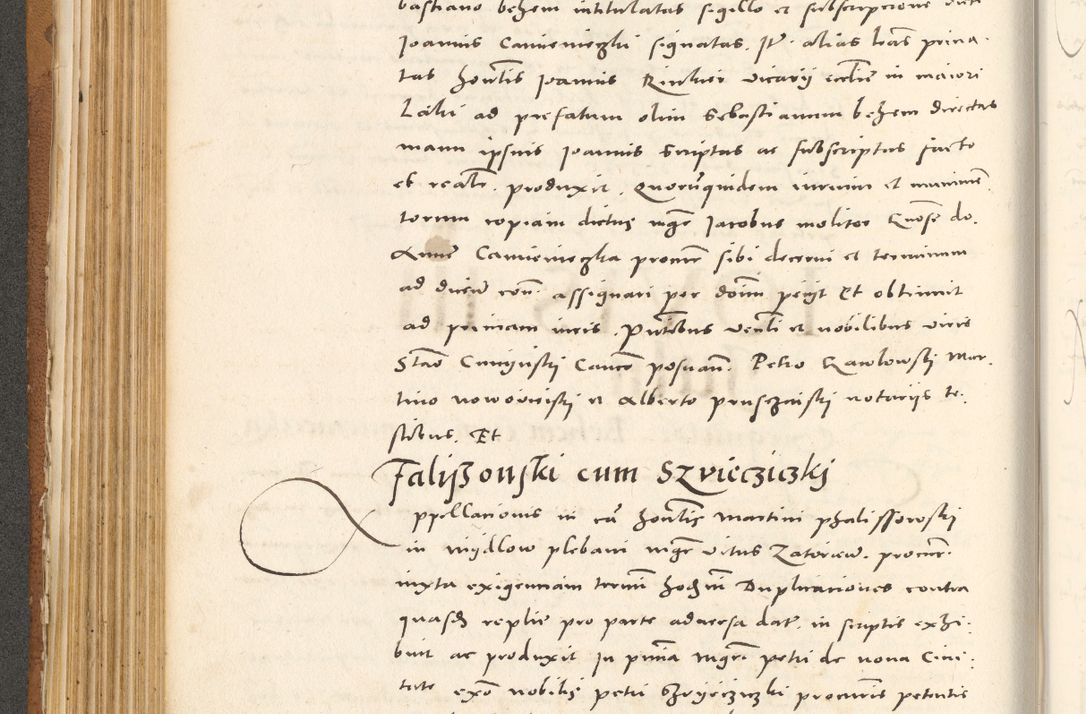 Zdjęcie nr 261 dla obiektu archiwalnego: Acta actorum, sententiarum tam diffinitivarum quam interloquutoriarum, decretorum, obligationum, quietationum et constitutionum procuratorum coram reverendo domino Andrea Przeczlauski scholastico vicarioque in spiritualibus generali Cracoviensi, ad annum Domini millesimum quingentesimum sexagesimum primum, cuius inditio quarta, pontidicatus Pii quarti, annus secundus, poeliciter sequuntur