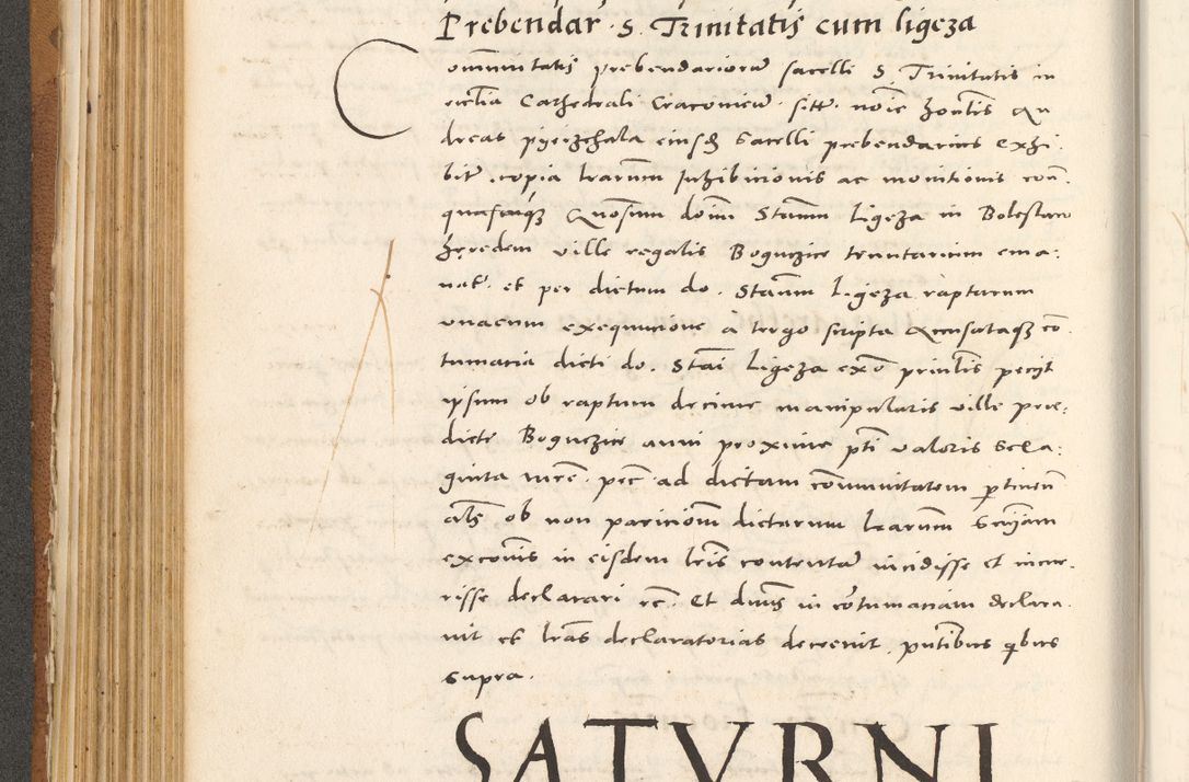 Zdjęcie nr 263 dla obiektu archiwalnego: Acta actorum, sententiarum tam diffinitivarum quam interloquutoriarum, decretorum, obligationum, quietationum et constitutionum procuratorum coram reverendo domino Andrea Przeczlauski scholastico vicarioque in spiritualibus generali Cracoviensi, ad annum Domini millesimum quingentesimum sexagesimum primum, cuius inditio quarta, pontidicatus Pii quarti, annus secundus, poeliciter sequuntur