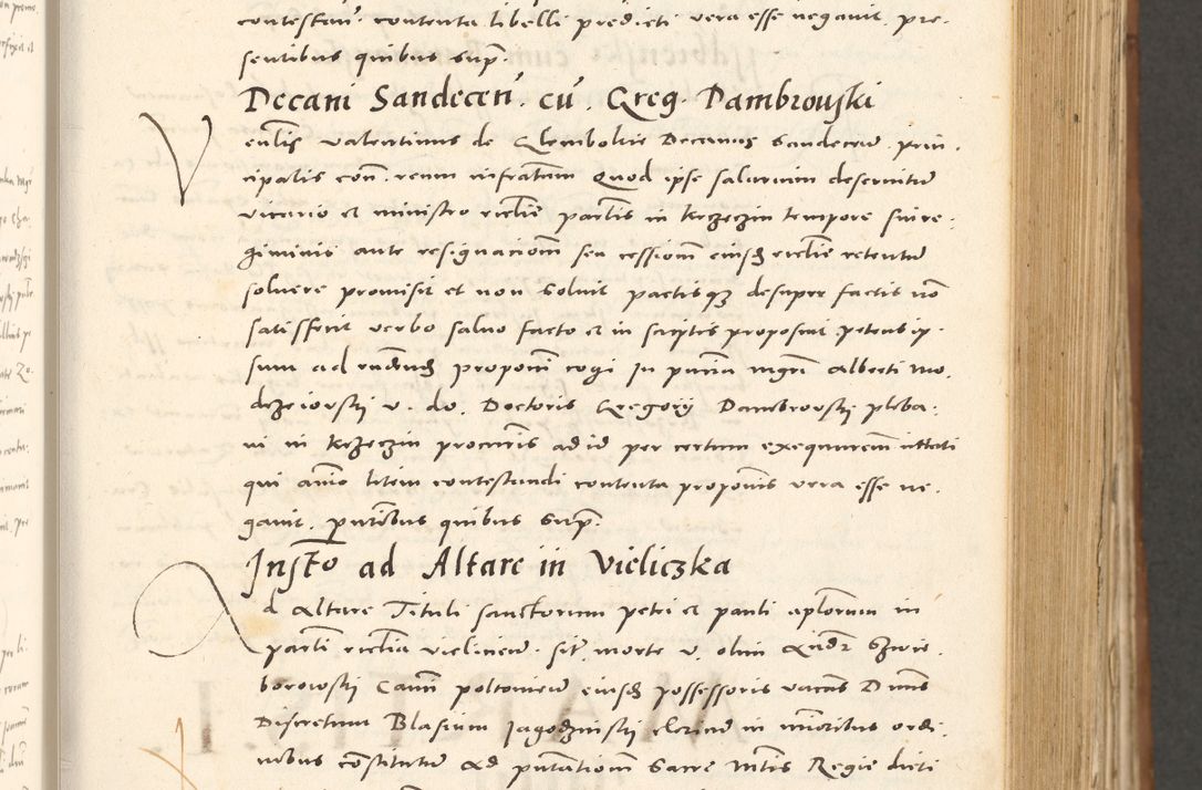 Zdjęcie nr 256 dla obiektu archiwalnego: Acta actorum, sententiarum tam diffinitivarum quam interloquutoriarum, decretorum, obligationum, quietationum et constitutionum procuratorum coram reverendo domino Andrea Przeczlauski scholastico vicarioque in spiritualibus generali Cracoviensi, ad annum Domini millesimum quingentesimum sexagesimum primum, cuius inditio quarta, pontidicatus Pii quarti, annus secundus, poeliciter sequuntur