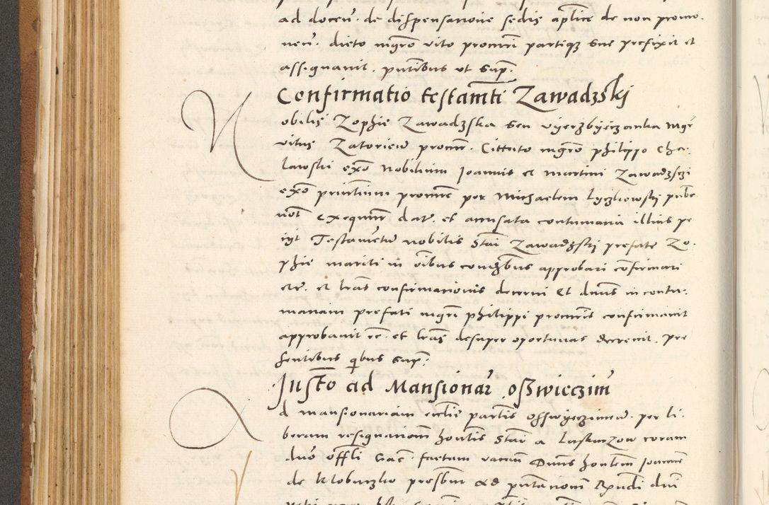 Zdjęcie nr 255 dla obiektu archiwalnego: Acta actorum, sententiarum tam diffinitivarum quam interloquutoriarum, decretorum, obligationum, quietationum et constitutionum procuratorum coram reverendo domino Andrea Przeczlauski scholastico vicarioque in spiritualibus generali Cracoviensi, ad annum Domini millesimum quingentesimum sexagesimum primum, cuius inditio quarta, pontidicatus Pii quarti, annus secundus, poeliciter sequuntur