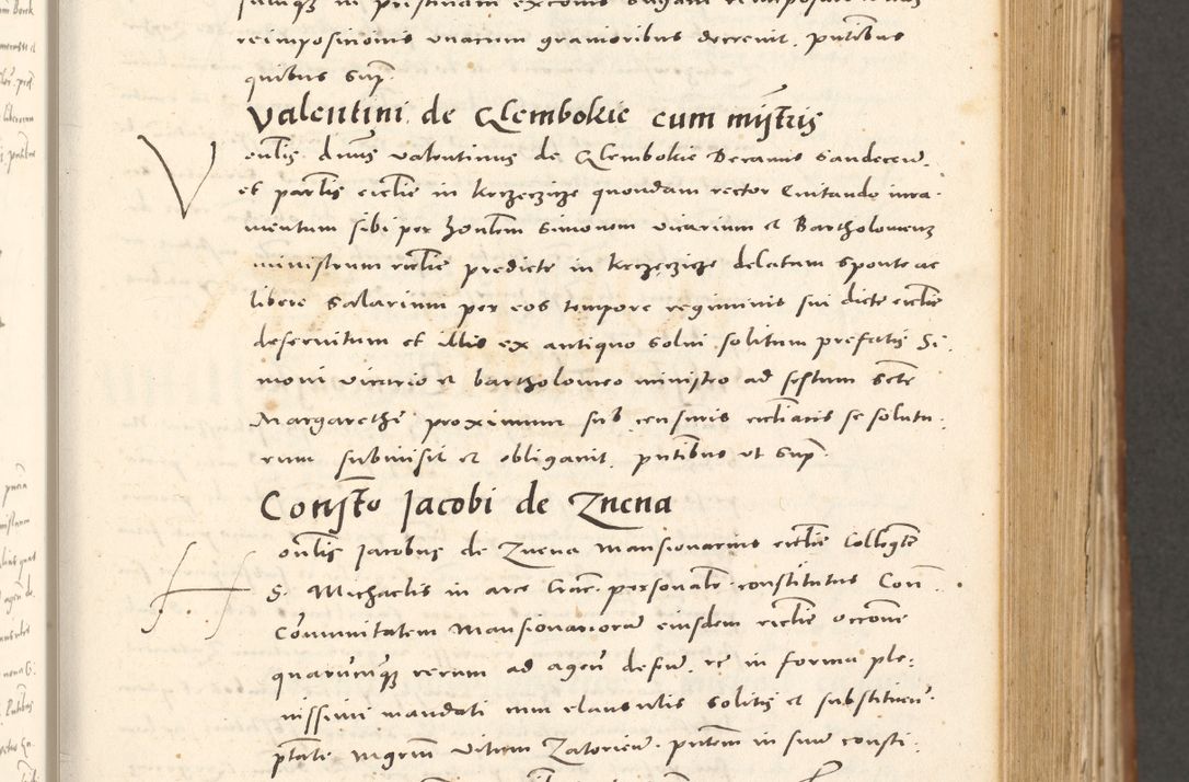 Zdjęcie nr 238 dla obiektu archiwalnego: Acta actorum, sententiarum tam diffinitivarum quam interloquutoriarum, decretorum, obligationum, quietationum et constitutionum procuratorum coram reverendo domino Andrea Przeczlauski scholastico vicarioque in spiritualibus generali Cracoviensi, ad annum Domini millesimum quingentesimum sexagesimum primum, cuius inditio quarta, pontidicatus Pii quarti, annus secundus, poeliciter sequuntur