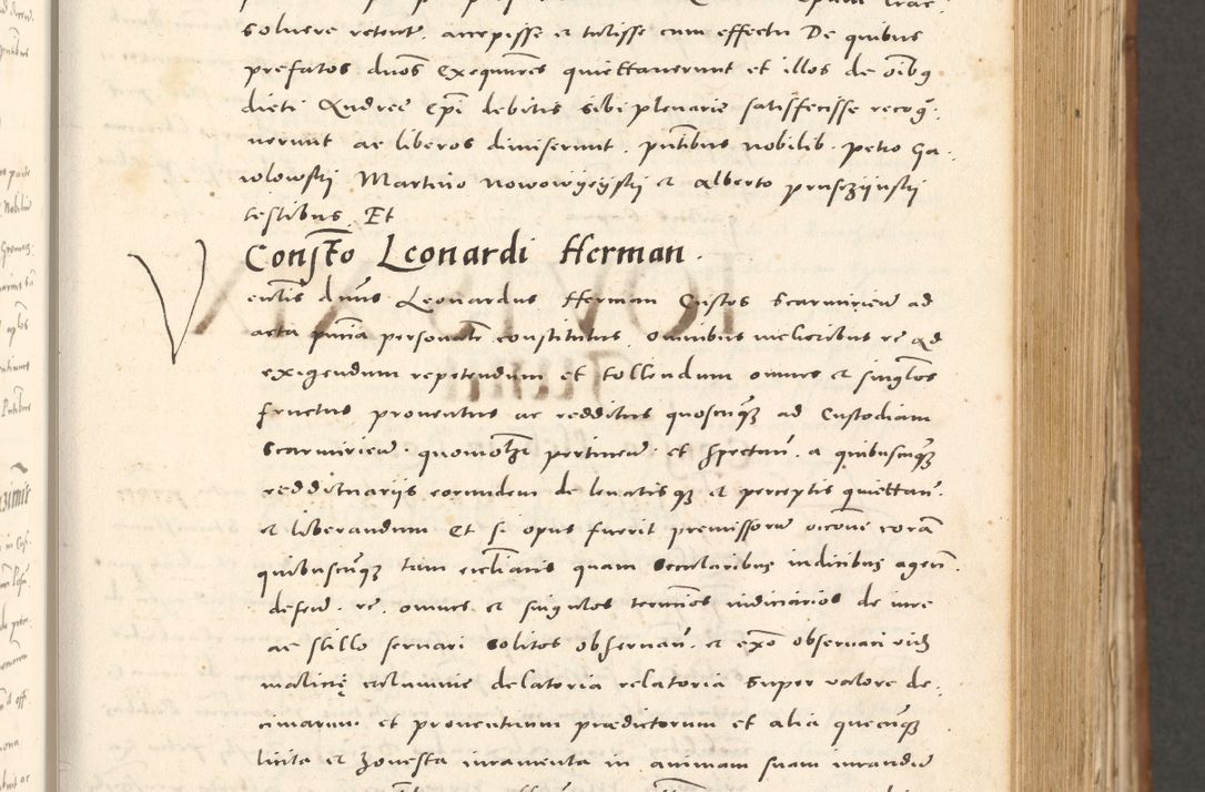 Zdjęcie nr 236 dla obiektu archiwalnego: Acta actorum, sententiarum tam diffinitivarum quam interloquutoriarum, decretorum, obligationum, quietationum et constitutionum procuratorum coram reverendo domino Andrea Przeczlauski scholastico vicarioque in spiritualibus generali Cracoviensi, ad annum Domini millesimum quingentesimum sexagesimum primum, cuius inditio quarta, pontidicatus Pii quarti, annus secundus, poeliciter sequuntur