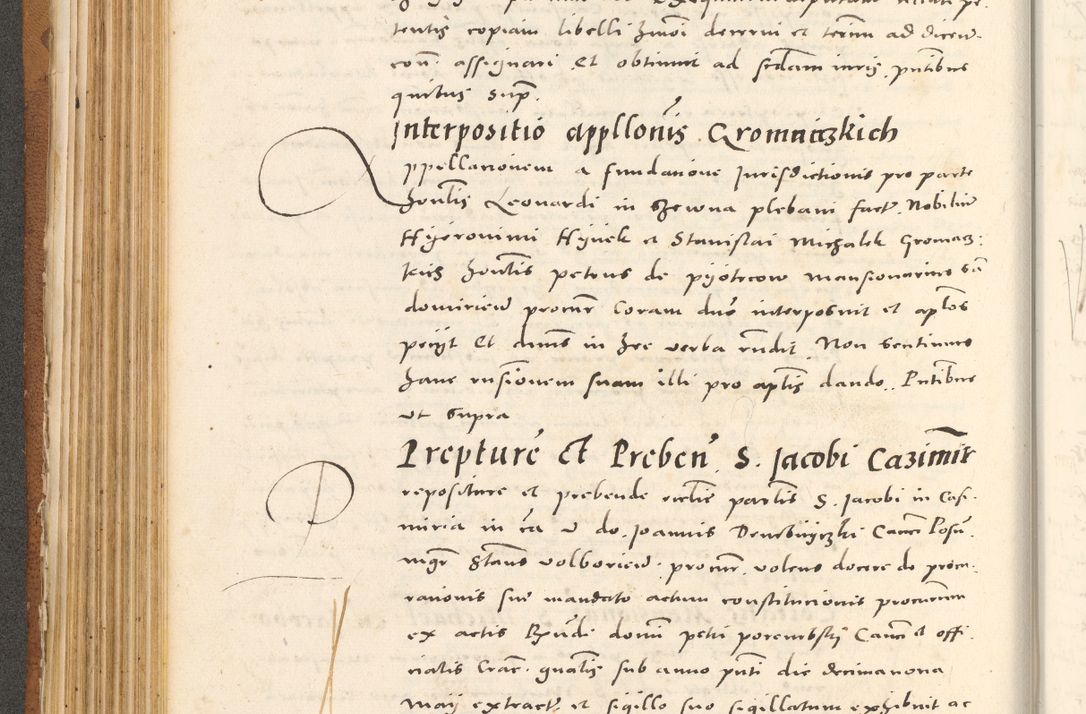 Zdjęcie nr 235 dla obiektu archiwalnego: Acta actorum, sententiarum tam diffinitivarum quam interloquutoriarum, decretorum, obligationum, quietationum et constitutionum procuratorum coram reverendo domino Andrea Przeczlauski scholastico vicarioque in spiritualibus generali Cracoviensi, ad annum Domini millesimum quingentesimum sexagesimum primum, cuius inditio quarta, pontidicatus Pii quarti, annus secundus, poeliciter sequuntur