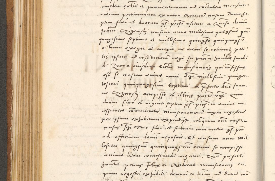 Zdjęcie nr 231 dla obiektu archiwalnego: Acta actorum, sententiarum tam diffinitivarum quam interloquutoriarum, decretorum, obligationum, quietationum et constitutionum procuratorum coram reverendo domino Andrea Przeczlauski scholastico vicarioque in spiritualibus generali Cracoviensi, ad annum Domini millesimum quingentesimum sexagesimum primum, cuius inditio quarta, pontidicatus Pii quarti, annus secundus, poeliciter sequuntur