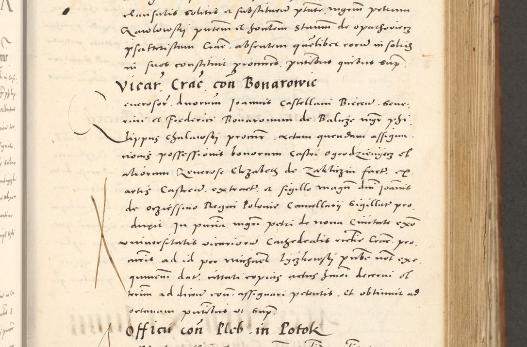 Zdjęcie nr 226 dla obiektu archiwalnego: Acta actorum, sententiarum tam diffinitivarum quam interloquutoriarum, decretorum, obligationum, quietationum et constitutionum procuratorum coram reverendo domino Andrea Przeczlauski scholastico vicarioque in spiritualibus generali Cracoviensi, ad annum Domini millesimum quingentesimum sexagesimum primum, cuius inditio quarta, pontidicatus Pii quarti, annus secundus, poeliciter sequuntur