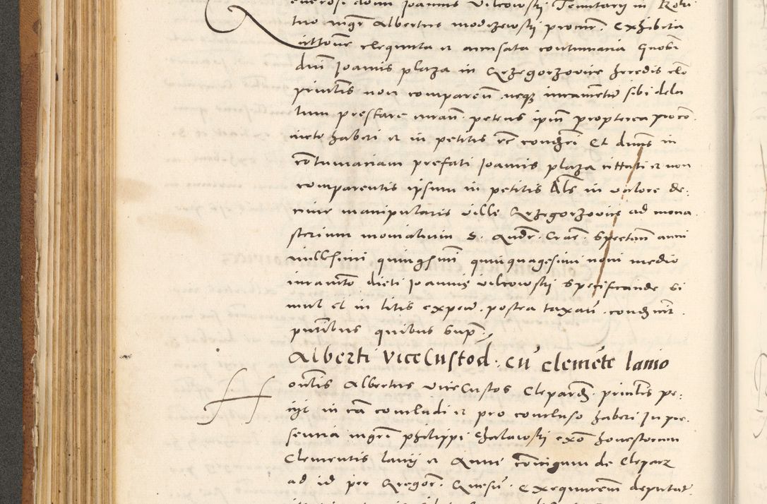 Zdjęcie nr 219 dla obiektu archiwalnego: Acta actorum, sententiarum tam diffinitivarum quam interloquutoriarum, decretorum, obligationum, quietationum et constitutionum procuratorum coram reverendo domino Andrea Przeczlauski scholastico vicarioque in spiritualibus generali Cracoviensi, ad annum Domini millesimum quingentesimum sexagesimum primum, cuius inditio quarta, pontidicatus Pii quarti, annus secundus, poeliciter sequuntur