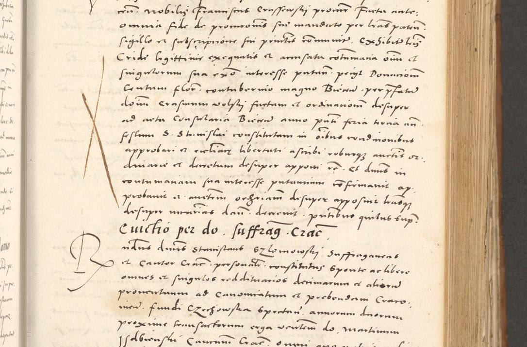 Zdjęcie nr 220 dla obiektu archiwalnego: Acta actorum, sententiarum tam diffinitivarum quam interloquutoriarum, decretorum, obligationum, quietationum et constitutionum procuratorum coram reverendo domino Andrea Przeczlauski scholastico vicarioque in spiritualibus generali Cracoviensi, ad annum Domini millesimum quingentesimum sexagesimum primum, cuius inditio quarta, pontidicatus Pii quarti, annus secundus, poeliciter sequuntur
