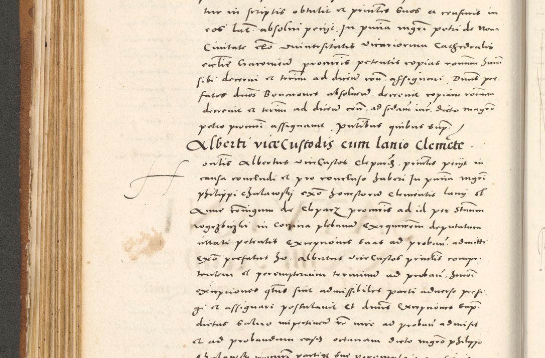 Zdjęcie nr 205 dla obiektu archiwalnego: Acta actorum, sententiarum tam diffinitivarum quam interloquutoriarum, decretorum, obligationum, quietationum et constitutionum procuratorum coram reverendo domino Andrea Przeczlauski scholastico vicarioque in spiritualibus generali Cracoviensi, ad annum Domini millesimum quingentesimum sexagesimum primum, cuius inditio quarta, pontidicatus Pii quarti, annus secundus, poeliciter sequuntur