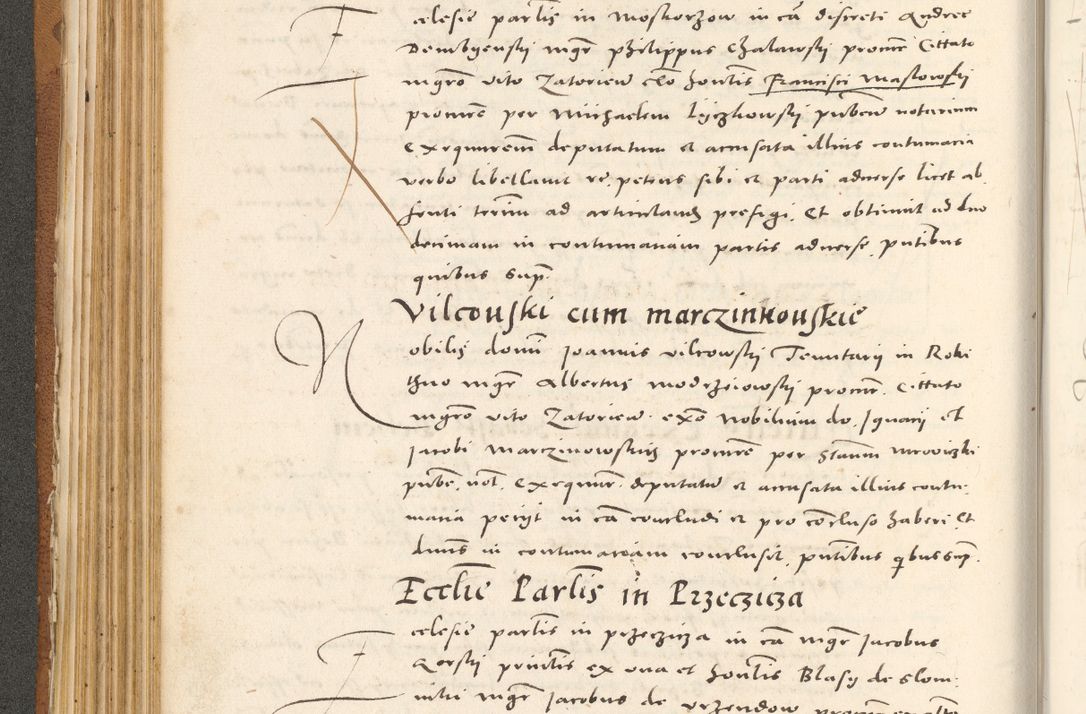 Zdjęcie nr 207 dla obiektu archiwalnego: Acta actorum, sententiarum tam diffinitivarum quam interloquutoriarum, decretorum, obligationum, quietationum et constitutionum procuratorum coram reverendo domino Andrea Przeczlauski scholastico vicarioque in spiritualibus generali Cracoviensi, ad annum Domini millesimum quingentesimum sexagesimum primum, cuius inditio quarta, pontidicatus Pii quarti, annus secundus, poeliciter sequuntur