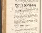 Zdjęcie nr 203 dla obiektu archiwalnego: Acta actorum, sententiarum tam diffinitivarum quam interloquutoriarum, decretorum, obligationum, quietationum et constitutionum procuratorum coram reverendo domino Andrea Przeczlauski scholastico vicarioque in spiritualibus generali Cracoviensi, ad annum Domini millesimum quingentesimum sexagesimum primum, cuius inditio quarta, pontidicatus Pii quarti, annus secundus, poeliciter sequuntur