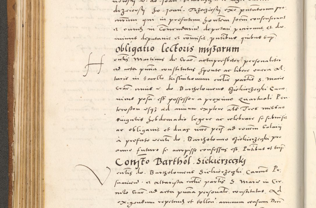 Zdjęcie nr 195 dla obiektu archiwalnego: Acta actorum, sententiarum tam diffinitivarum quam interloquutoriarum, decretorum, obligationum, quietationum et constitutionum procuratorum coram reverendo domino Andrea Przeczlauski scholastico vicarioque in spiritualibus generali Cracoviensi, ad annum Domini millesimum quingentesimum sexagesimum primum, cuius inditio quarta, pontidicatus Pii quarti, annus secundus, poeliciter sequuntur