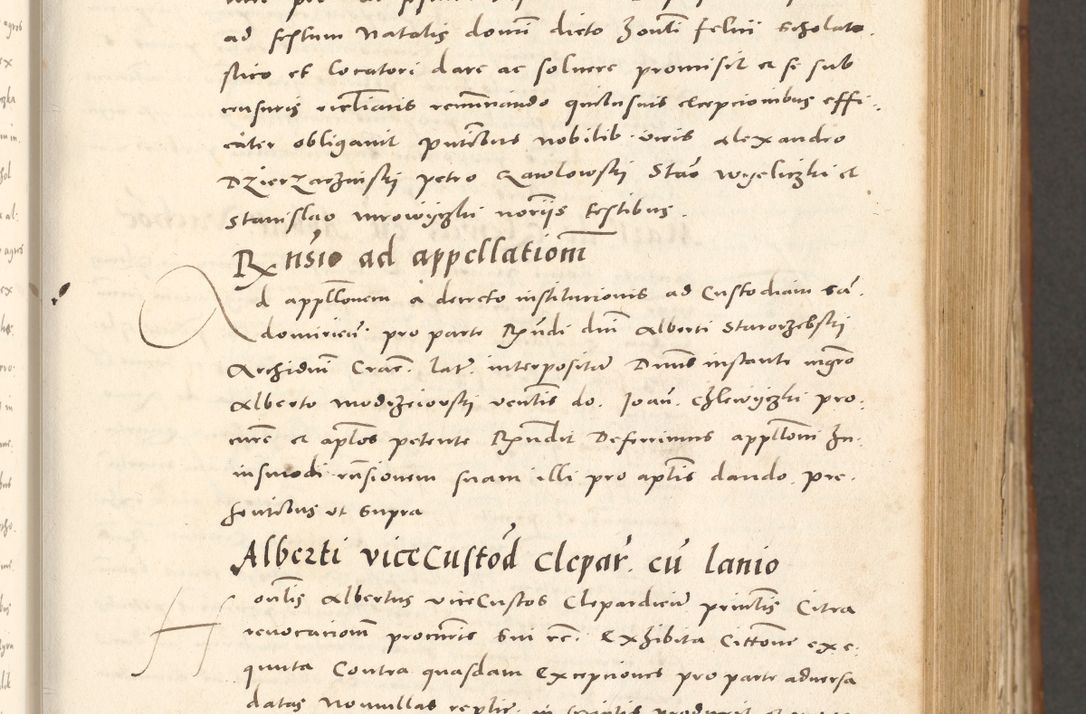 Zdjęcie nr 190 dla obiektu archiwalnego: Acta actorum, sententiarum tam diffinitivarum quam interloquutoriarum, decretorum, obligationum, quietationum et constitutionum procuratorum coram reverendo domino Andrea Przeczlauski scholastico vicarioque in spiritualibus generali Cracoviensi, ad annum Domini millesimum quingentesimum sexagesimum primum, cuius inditio quarta, pontidicatus Pii quarti, annus secundus, poeliciter sequuntur