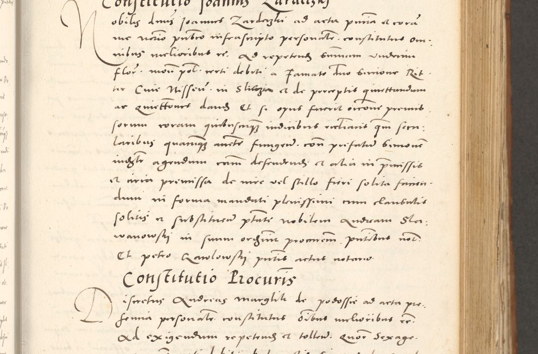 Zdjęcie nr 186 dla obiektu archiwalnego: Acta actorum, sententiarum tam diffinitivarum quam interloquutoriarum, decretorum, obligationum, quietationum et constitutionum procuratorum coram reverendo domino Andrea Przeczlauski scholastico vicarioque in spiritualibus generali Cracoviensi, ad annum Domini millesimum quingentesimum sexagesimum primum, cuius inditio quarta, pontidicatus Pii quarti, annus secundus, poeliciter sequuntur