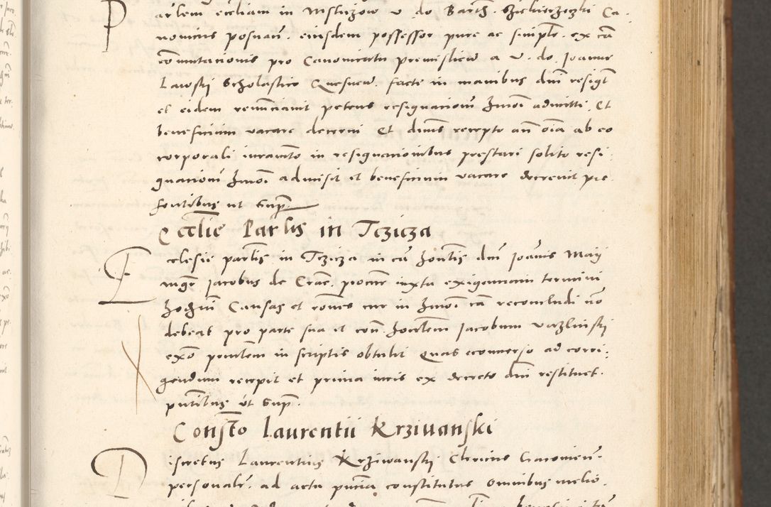 Zdjęcie nr 182 dla obiektu archiwalnego: Acta actorum, sententiarum tam diffinitivarum quam interloquutoriarum, decretorum, obligationum, quietationum et constitutionum procuratorum coram reverendo domino Andrea Przeczlauski scholastico vicarioque in spiritualibus generali Cracoviensi, ad annum Domini millesimum quingentesimum sexagesimum primum, cuius inditio quarta, pontidicatus Pii quarti, annus secundus, poeliciter sequuntur