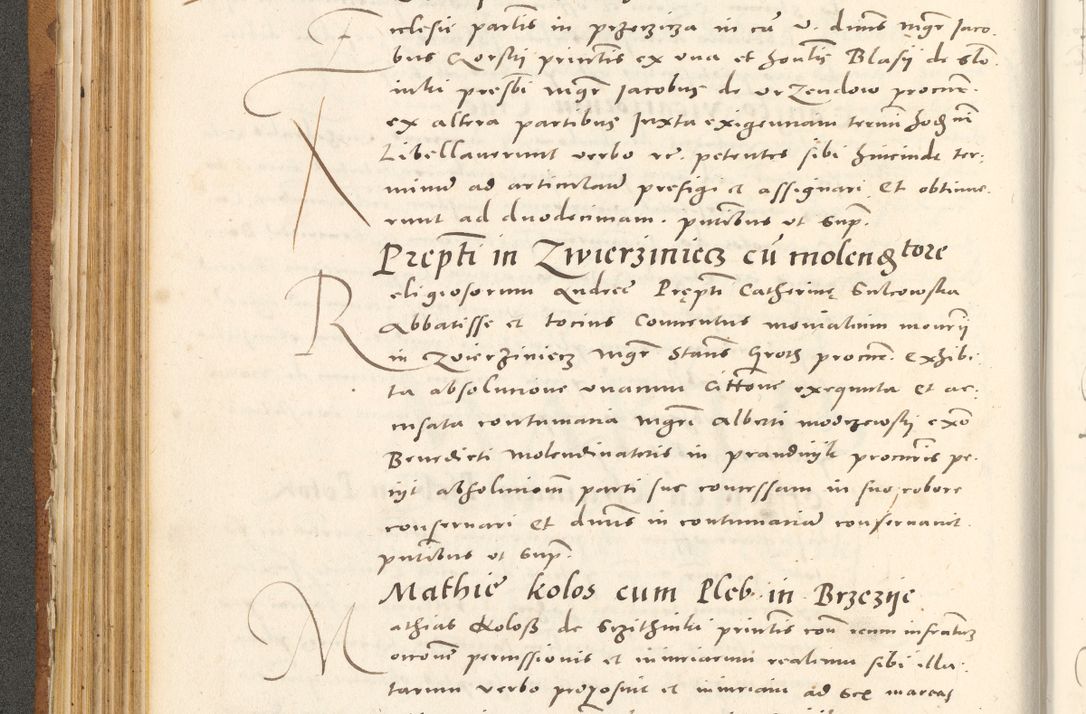 Zdjęcie nr 181 dla obiektu archiwalnego: Acta actorum, sententiarum tam diffinitivarum quam interloquutoriarum, decretorum, obligationum, quietationum et constitutionum procuratorum coram reverendo domino Andrea Przeczlauski scholastico vicarioque in spiritualibus generali Cracoviensi, ad annum Domini millesimum quingentesimum sexagesimum primum, cuius inditio quarta, pontidicatus Pii quarti, annus secundus, poeliciter sequuntur