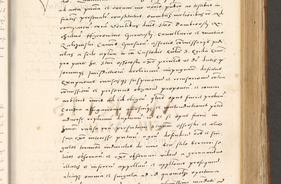 Zdjęcie nr 178 dla obiektu archiwalnego: Acta actorum, sententiarum tam diffinitivarum quam interloquutoriarum, decretorum, obligationum, quietationum et constitutionum procuratorum coram reverendo domino Andrea Przeczlauski scholastico vicarioque in spiritualibus generali Cracoviensi, ad annum Domini millesimum quingentesimum sexagesimum primum, cuius inditio quarta, pontidicatus Pii quarti, annus secundus, poeliciter sequuntur