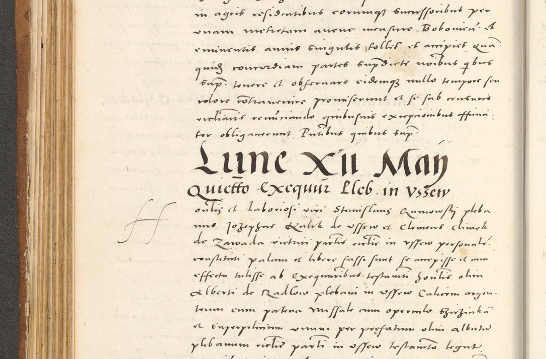Zdjęcie nr 177 dla obiektu archiwalnego: Acta actorum, sententiarum tam diffinitivarum quam interloquutoriarum, decretorum, obligationum, quietationum et constitutionum procuratorum coram reverendo domino Andrea Przeczlauski scholastico vicarioque in spiritualibus generali Cracoviensi, ad annum Domini millesimum quingentesimum sexagesimum primum, cuius inditio quarta, pontidicatus Pii quarti, annus secundus, poeliciter sequuntur
