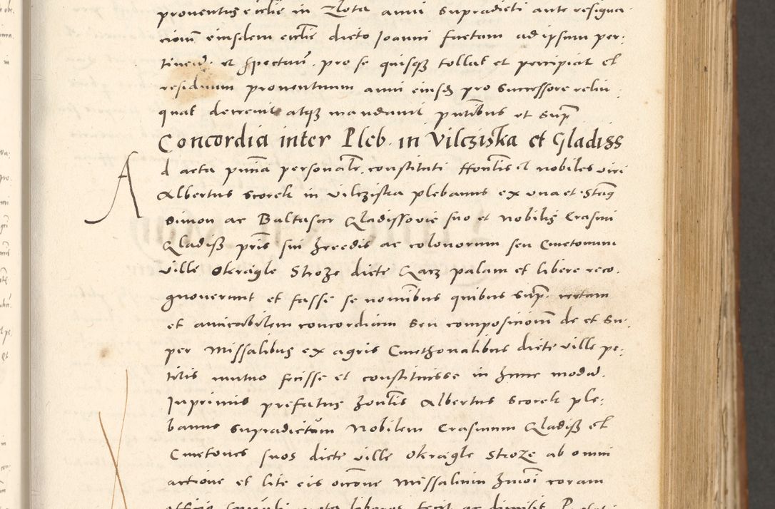 Zdjęcie nr 176 dla obiektu archiwalnego: Acta actorum, sententiarum tam diffinitivarum quam interloquutoriarum, decretorum, obligationum, quietationum et constitutionum procuratorum coram reverendo domino Andrea Przeczlauski scholastico vicarioque in spiritualibus generali Cracoviensi, ad annum Domini millesimum quingentesimum sexagesimum primum, cuius inditio quarta, pontidicatus Pii quarti, annus secundus, poeliciter sequuntur