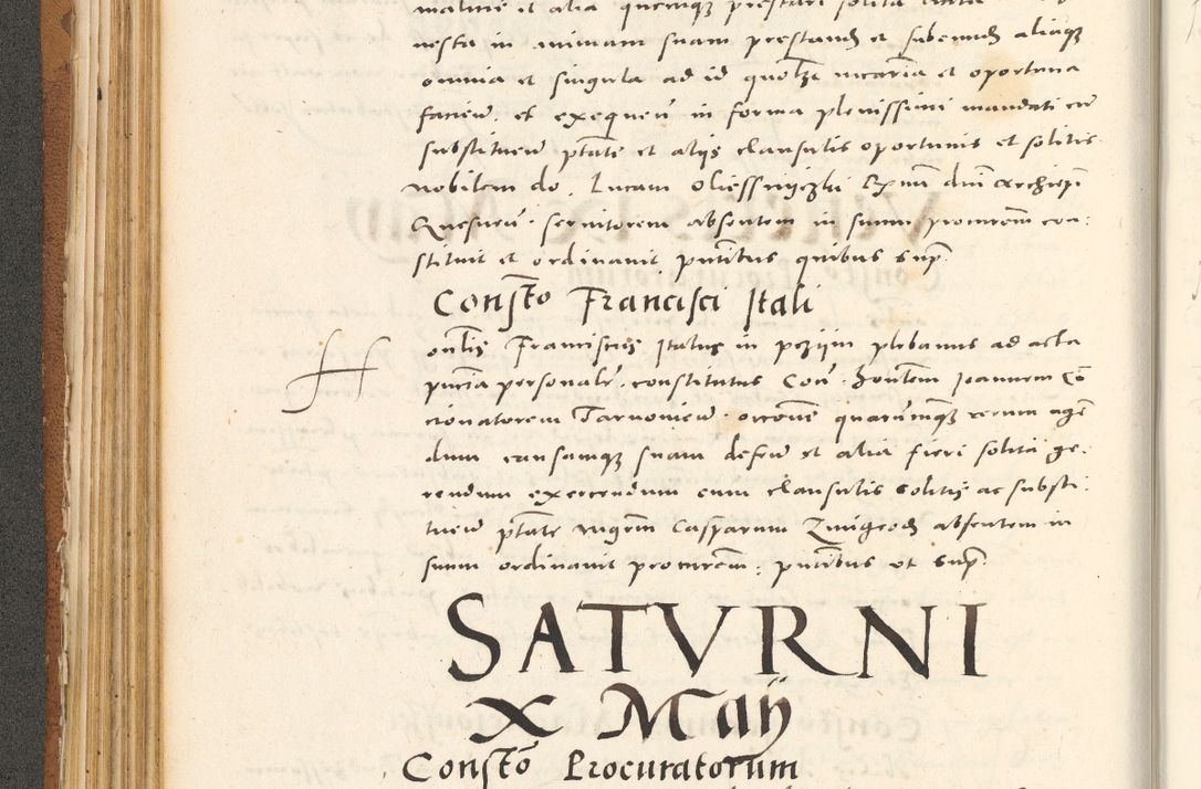 Zdjęcie nr 167 dla obiektu archiwalnego: Acta actorum, sententiarum tam diffinitivarum quam interloquutoriarum, decretorum, obligationum, quietationum et constitutionum procuratorum coram reverendo domino Andrea Przeczlauski scholastico vicarioque in spiritualibus generali Cracoviensi, ad annum Domini millesimum quingentesimum sexagesimum primum, cuius inditio quarta, pontidicatus Pii quarti, annus secundus, poeliciter sequuntur