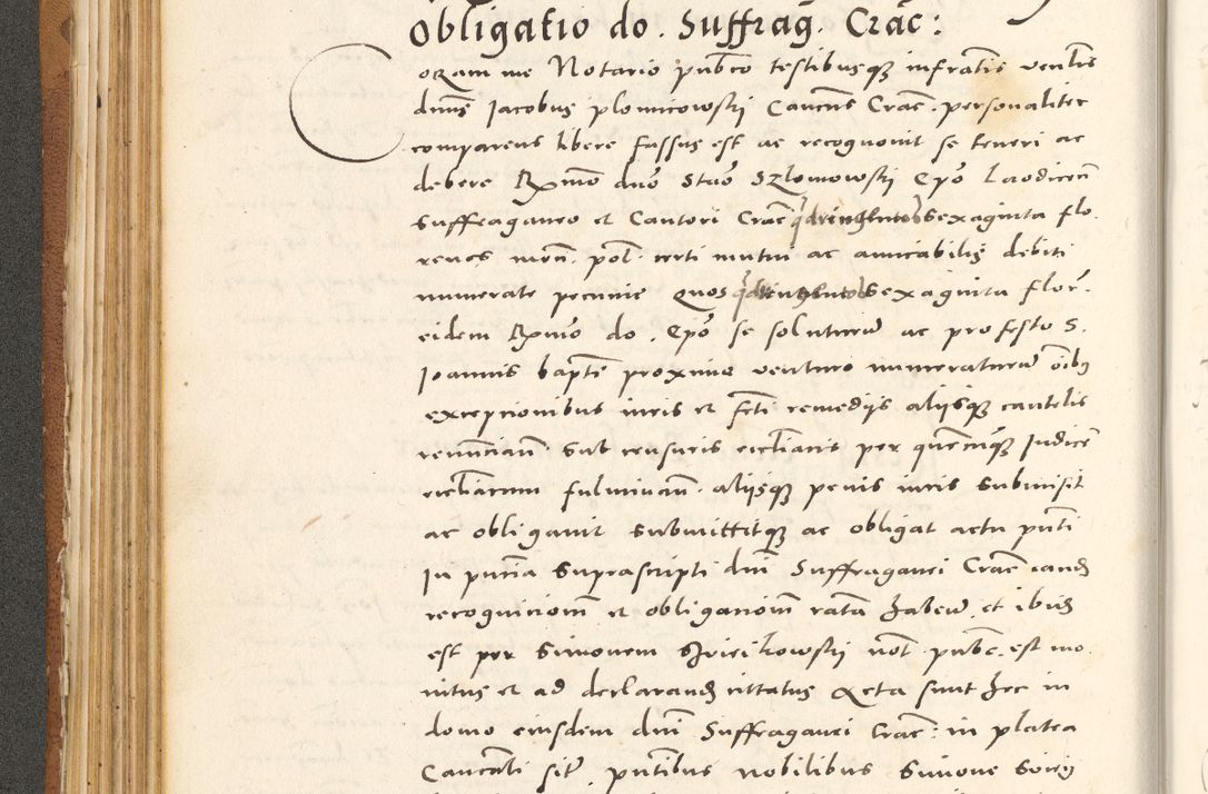 Zdjęcie nr 165 dla obiektu archiwalnego: Acta actorum, sententiarum tam diffinitivarum quam interloquutoriarum, decretorum, obligationum, quietationum et constitutionum procuratorum coram reverendo domino Andrea Przeczlauski scholastico vicarioque in spiritualibus generali Cracoviensi, ad annum Domini millesimum quingentesimum sexagesimum primum, cuius inditio quarta, pontidicatus Pii quarti, annus secundus, poeliciter sequuntur