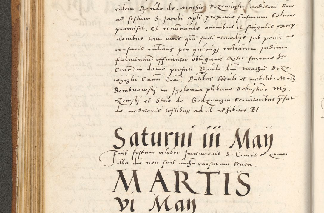 Zdjęcie nr 161 dla obiektu archiwalnego: Acta actorum, sententiarum tam diffinitivarum quam interloquutoriarum, decretorum, obligationum, quietationum et constitutionum procuratorum coram reverendo domino Andrea Przeczlauski scholastico vicarioque in spiritualibus generali Cracoviensi, ad annum Domini millesimum quingentesimum sexagesimum primum, cuius inditio quarta, pontidicatus Pii quarti, annus secundus, poeliciter sequuntur