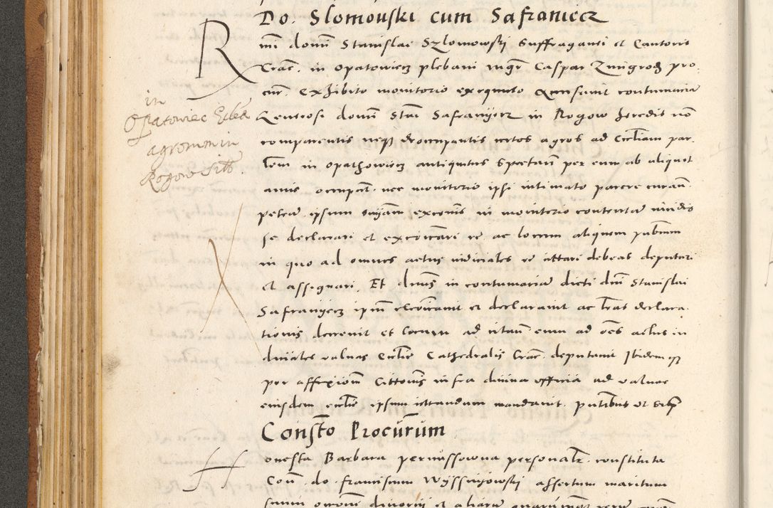 Zdjęcie nr 149 dla obiektu archiwalnego: Acta actorum, sententiarum tam diffinitivarum quam interloquutoriarum, decretorum, obligationum, quietationum et constitutionum procuratorum coram reverendo domino Andrea Przeczlauski scholastico vicarioque in spiritualibus generali Cracoviensi, ad annum Domini millesimum quingentesimum sexagesimum primum, cuius inditio quarta, pontidicatus Pii quarti, annus secundus, poeliciter sequuntur