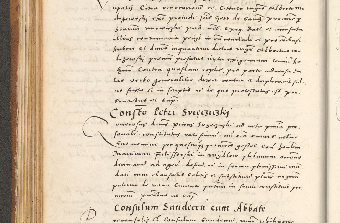 Zdjęcie nr 143 dla obiektu archiwalnego: Acta actorum, sententiarum tam diffinitivarum quam interloquutoriarum, decretorum, obligationum, quietationum et constitutionum procuratorum coram reverendo domino Andrea Przeczlauski scholastico vicarioque in spiritualibus generali Cracoviensi, ad annum Domini millesimum quingentesimum sexagesimum primum, cuius inditio quarta, pontidicatus Pii quarti, annus secundus, poeliciter sequuntur