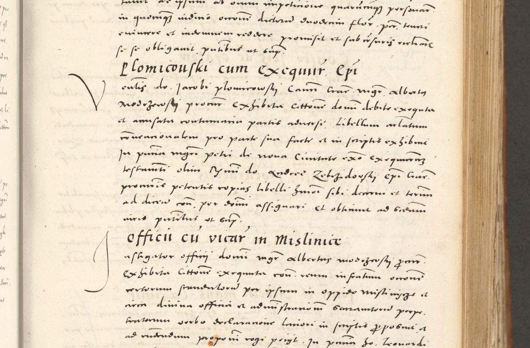 Zdjęcie nr 136 dla obiektu archiwalnego: Acta actorum, sententiarum tam diffinitivarum quam interloquutoriarum, decretorum, obligationum, quietationum et constitutionum procuratorum coram reverendo domino Andrea Przeczlauski scholastico vicarioque in spiritualibus generali Cracoviensi, ad annum Domini millesimum quingentesimum sexagesimum primum, cuius inditio quarta, pontidicatus Pii quarti, annus secundus, poeliciter sequuntur