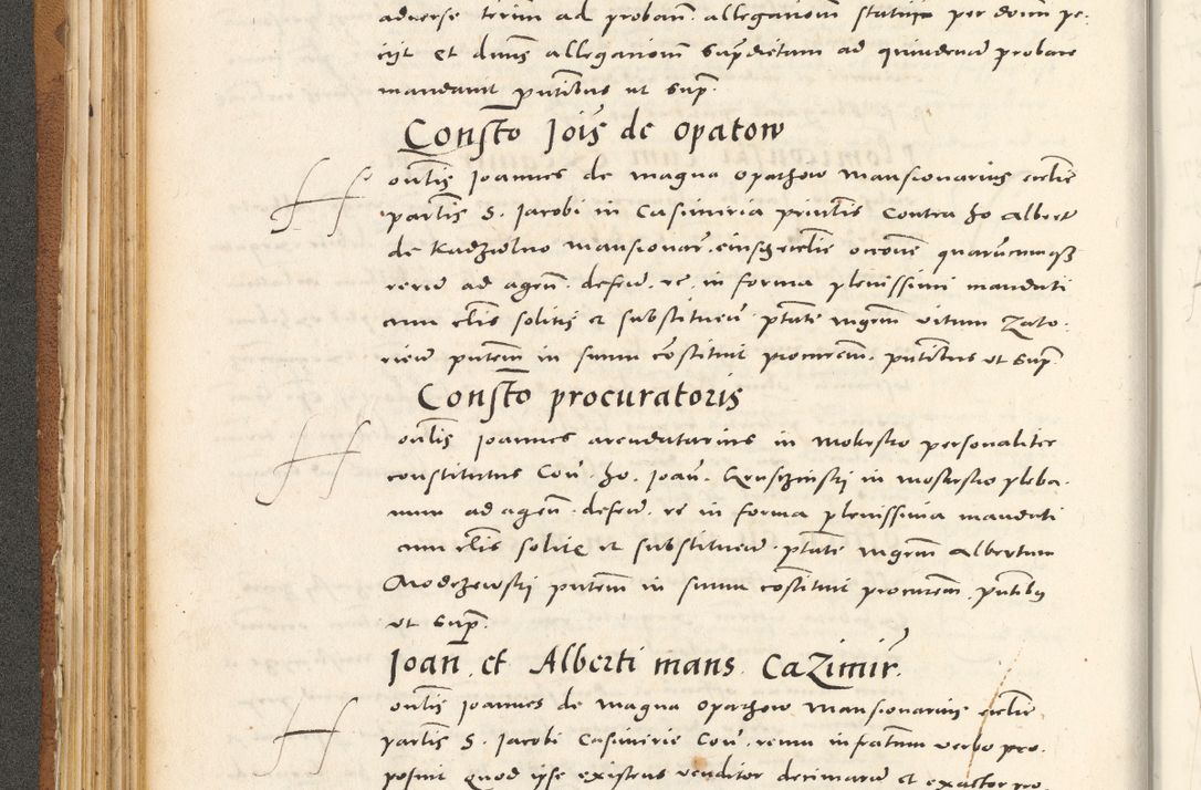 Zdjęcie nr 137 dla obiektu archiwalnego: Acta actorum, sententiarum tam diffinitivarum quam interloquutoriarum, decretorum, obligationum, quietationum et constitutionum procuratorum coram reverendo domino Andrea Przeczlauski scholastico vicarioque in spiritualibus generali Cracoviensi, ad annum Domini millesimum quingentesimum sexagesimum primum, cuius inditio quarta, pontidicatus Pii quarti, annus secundus, poeliciter sequuntur