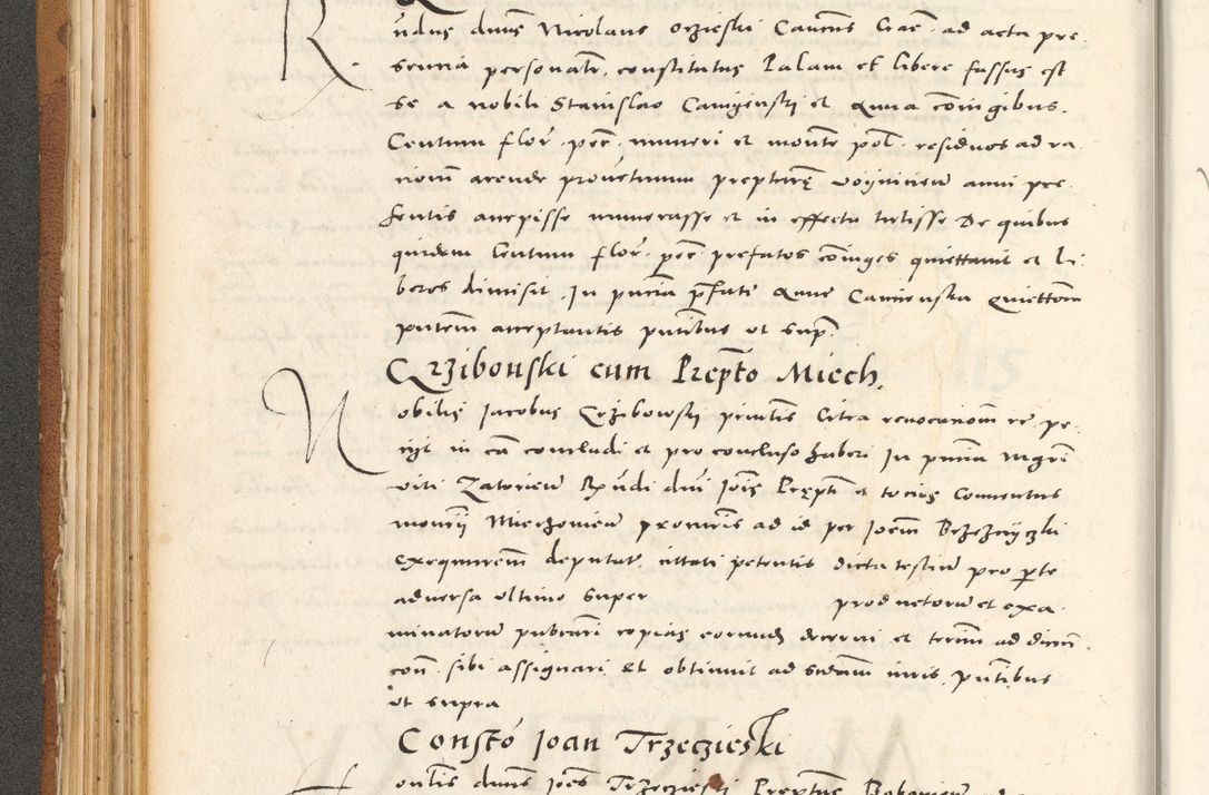 Zdjęcie nr 135 dla obiektu archiwalnego: Acta actorum, sententiarum tam diffinitivarum quam interloquutoriarum, decretorum, obligationum, quietationum et constitutionum procuratorum coram reverendo domino Andrea Przeczlauski scholastico vicarioque in spiritualibus generali Cracoviensi, ad annum Domini millesimum quingentesimum sexagesimum primum, cuius inditio quarta, pontidicatus Pii quarti, annus secundus, poeliciter sequuntur