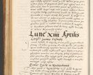 Zdjęcie nr 133 dla obiektu archiwalnego: Acta actorum, sententiarum tam diffinitivarum quam interloquutoriarum, decretorum, obligationum, quietationum et constitutionum procuratorum coram reverendo domino Andrea Przeczlauski scholastico vicarioque in spiritualibus generali Cracoviensi, ad annum Domini millesimum quingentesimum sexagesimum primum, cuius inditio quarta, pontidicatus Pii quarti, annus secundus, poeliciter sequuntur