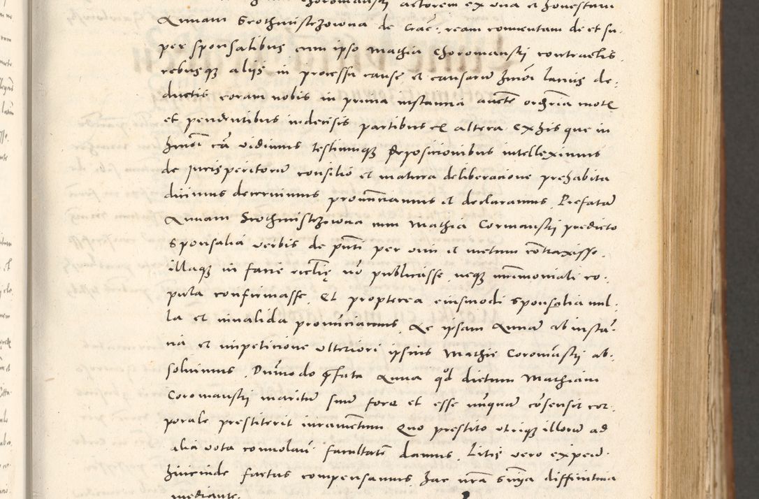 Zdjęcie nr 128 dla obiektu archiwalnego: Acta actorum, sententiarum tam diffinitivarum quam interloquutoriarum, decretorum, obligationum, quietationum et constitutionum procuratorum coram reverendo domino Andrea Przeczlauski scholastico vicarioque in spiritualibus generali Cracoviensi, ad annum Domini millesimum quingentesimum sexagesimum primum, cuius inditio quarta, pontidicatus Pii quarti, annus secundus, poeliciter sequuntur