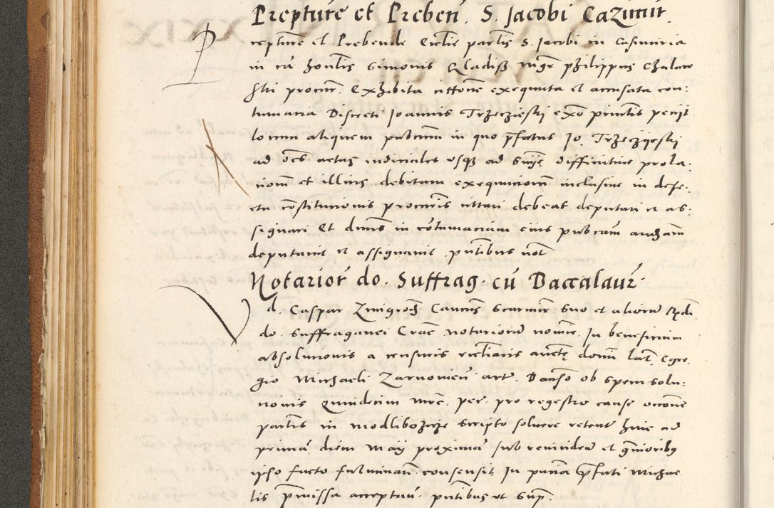 Zdjęcie nr 125 dla obiektu archiwalnego: Acta actorum, sententiarum tam diffinitivarum quam interloquutoriarum, decretorum, obligationum, quietationum et constitutionum procuratorum coram reverendo domino Andrea Przeczlauski scholastico vicarioque in spiritualibus generali Cracoviensi, ad annum Domini millesimum quingentesimum sexagesimum primum, cuius inditio quarta, pontidicatus Pii quarti, annus secundus, poeliciter sequuntur